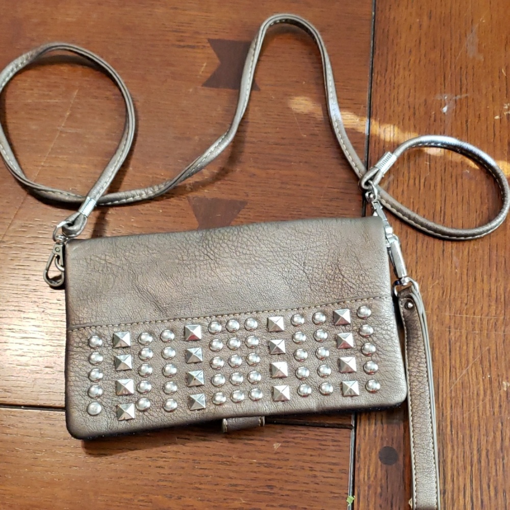 Rustic couture crossbody wallet